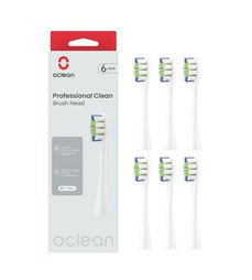 Oclean náhradní hlavice Professional Clean, P1C1 W06 - 6 ks, bílé